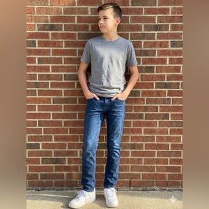 Levi Strauss 511 Youth Boy’s Slim Flex Stretch Blue Jeans Size 16R 28x 30